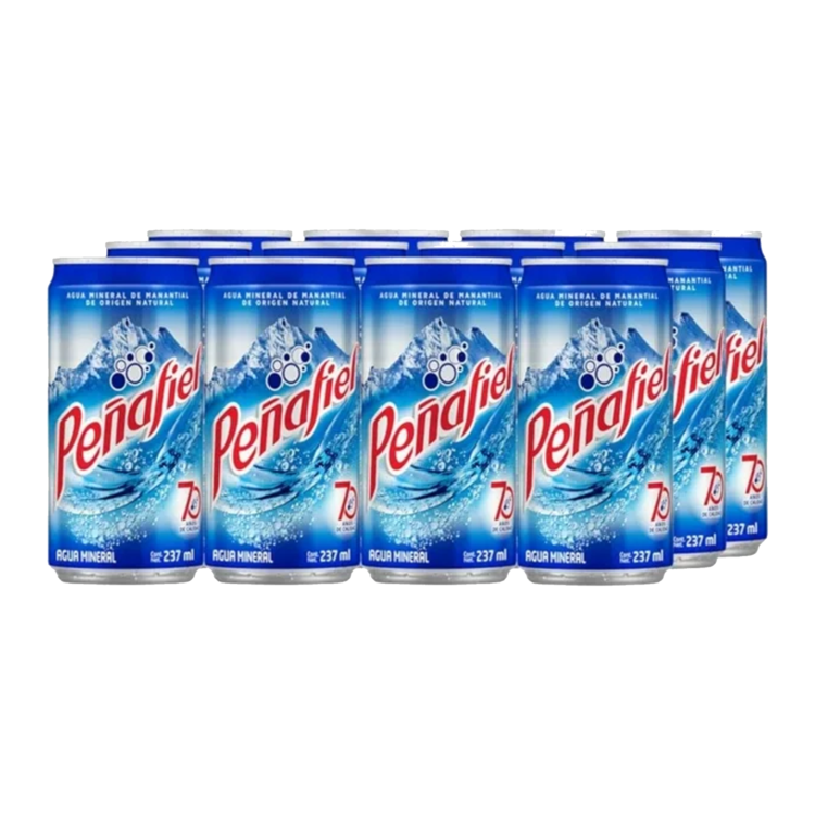 Peñafiel Mineral Mini Lata 237 ml 12 Pack
