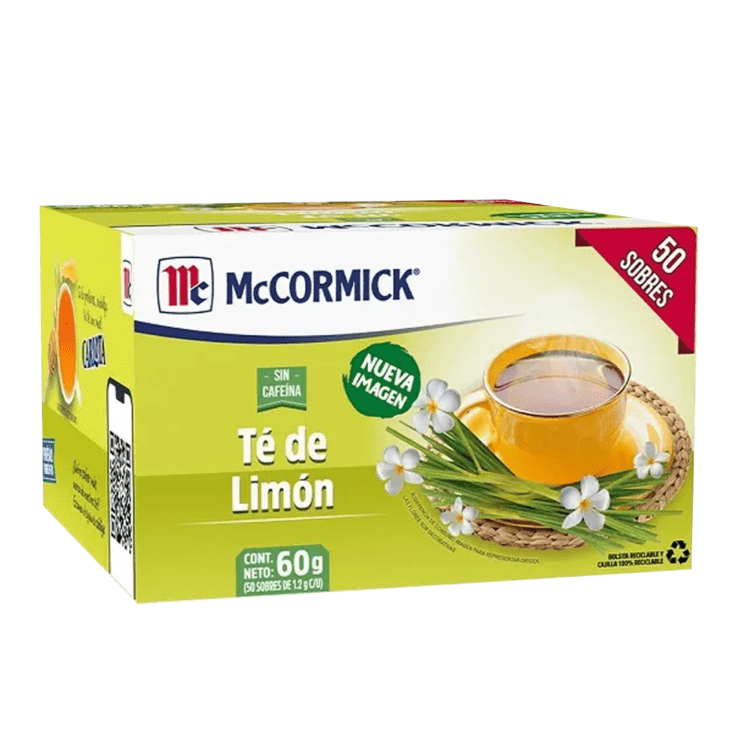 Té limón 50 pz