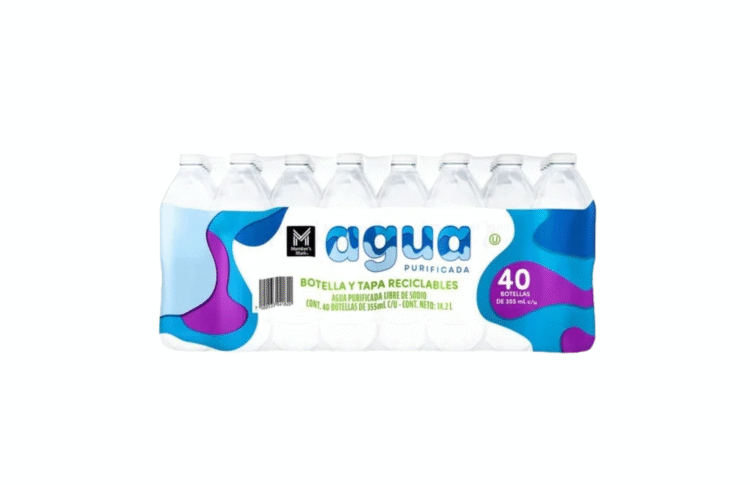 AGUA NATURAL EMBOTELLADA 500 ML - 40 PZS
