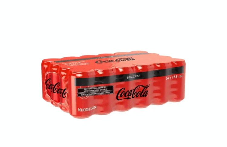 COCA COLA SIN AZÚCAR 24 PACK 355 ML