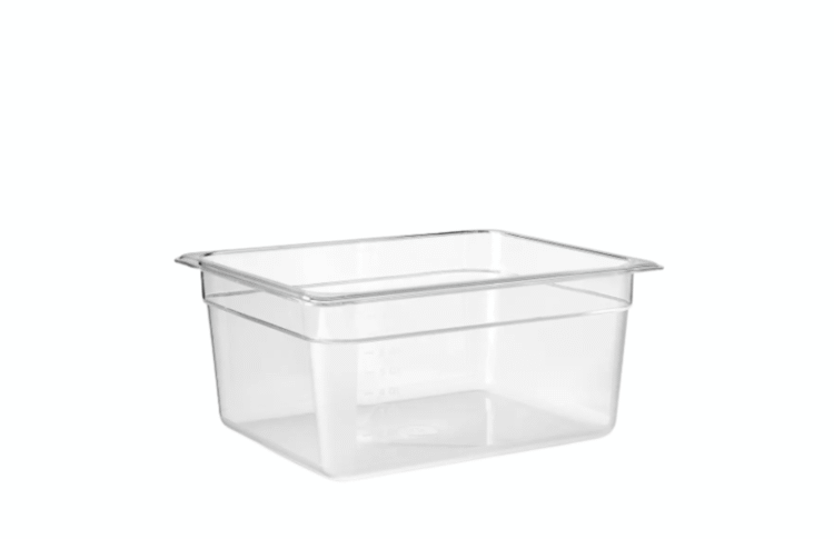 CONTENEDOR 14x12x12 TRANSPARENTE 50 PZS