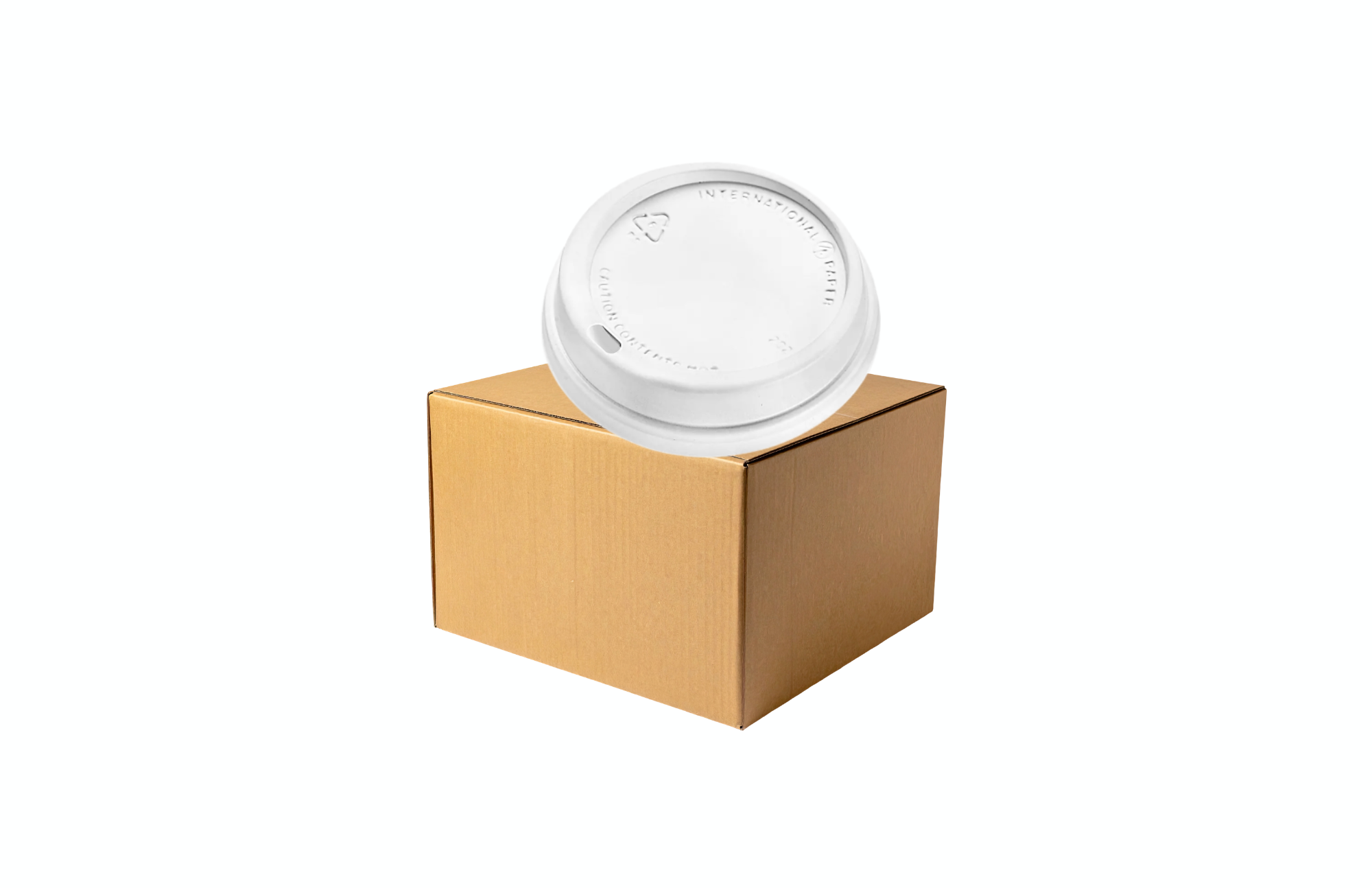 TAPA BEBIDA CALIENTE BLANCA 12 A 16 OZ CAJA 1000 PZS