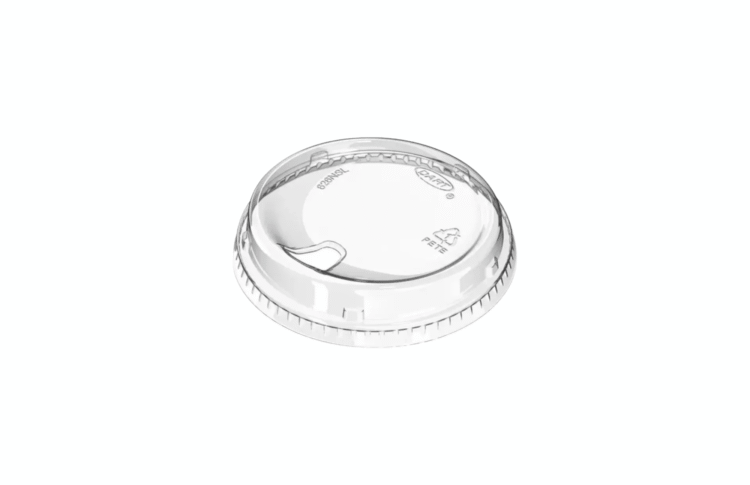TAPA PET CON BOQUILLA BEBIDA FRÍA 12 - 16 OZ PAQUETE 100 PZS