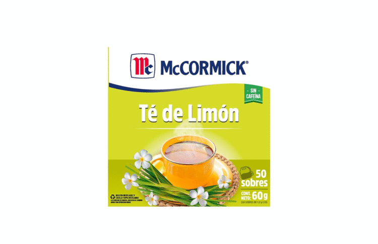 TÉ DE LIMÓN McCORMICK CAJA CON 50 PZS